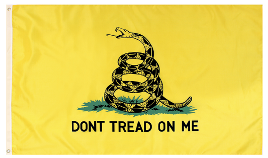 Embroidered Don't Tread On Me Flag